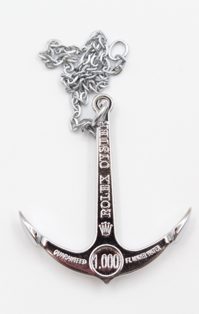 Rolex Vintage Submariner Anchor Charm 1000ft/300m Stainless Steel OEM