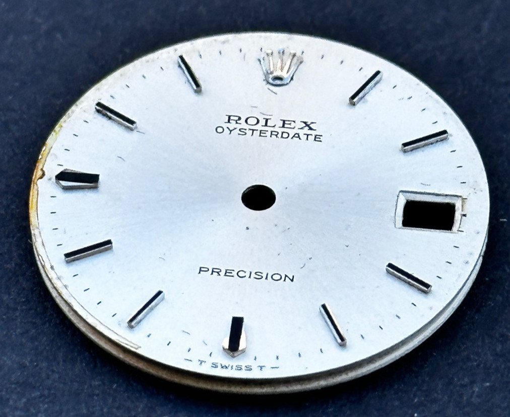 Vintage Rolex Oysterdate Precision Watch Dial For 6466