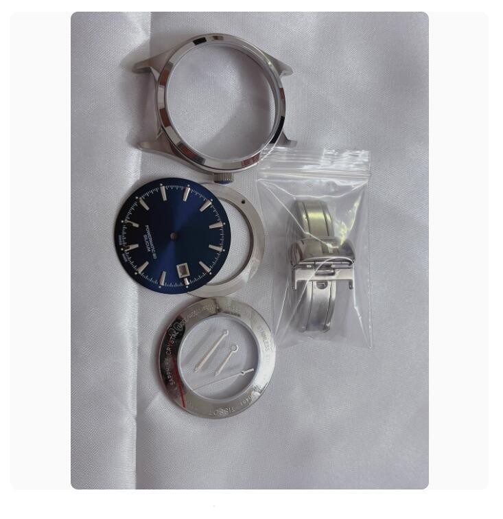 Watch Accessory Sapphire Glass Watch Case Set 40mm for 2824 2130 Movement