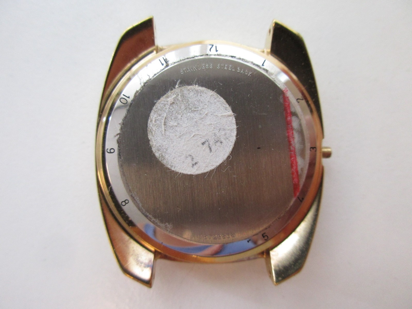 Longines ref. 1533-1-6332 Swiss gold plated watch case – diam 36.4 mm