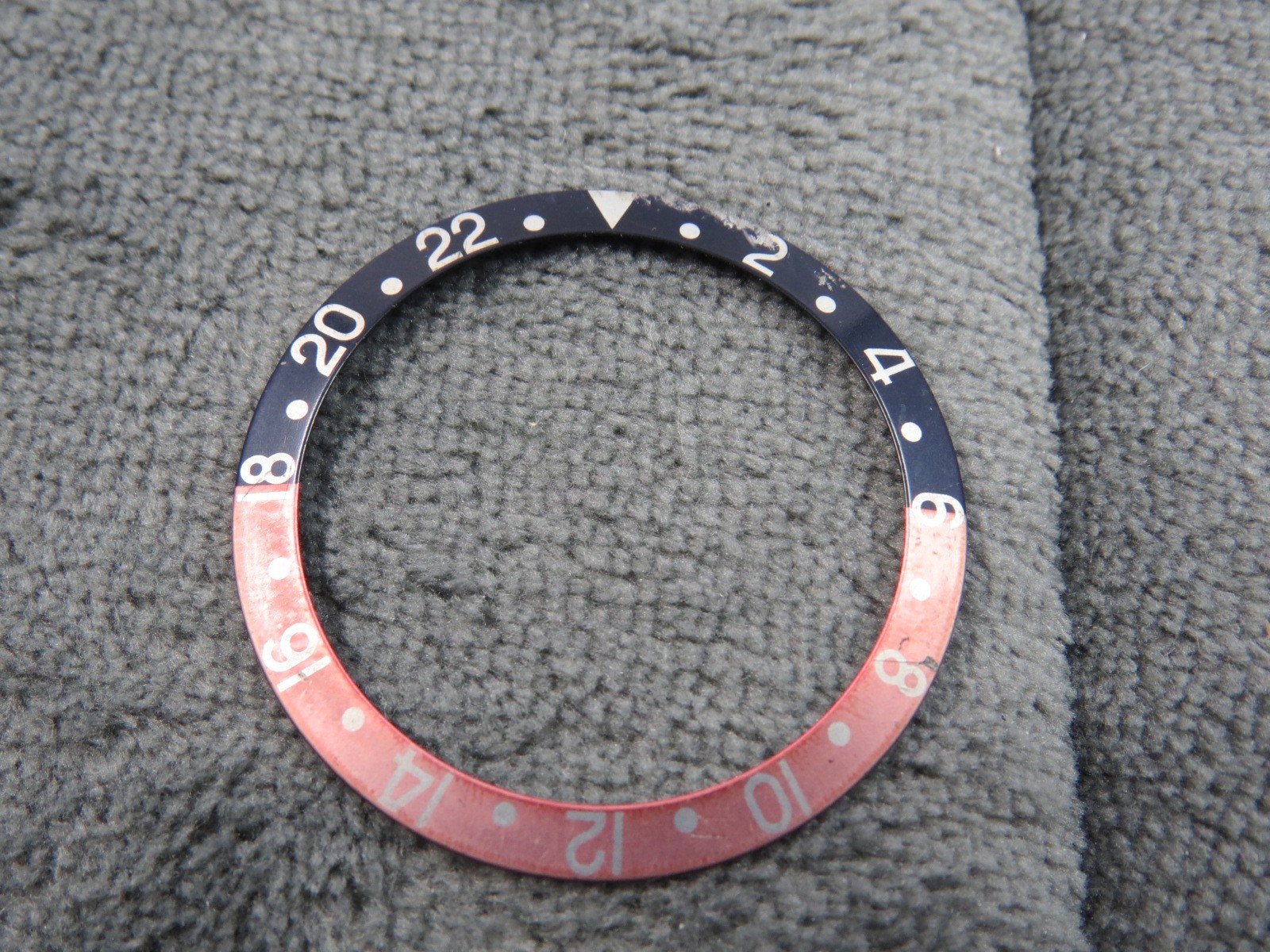 Genuine Rolex GMT MASTER 16700 16710 16760 Black/Red Bezel Faded