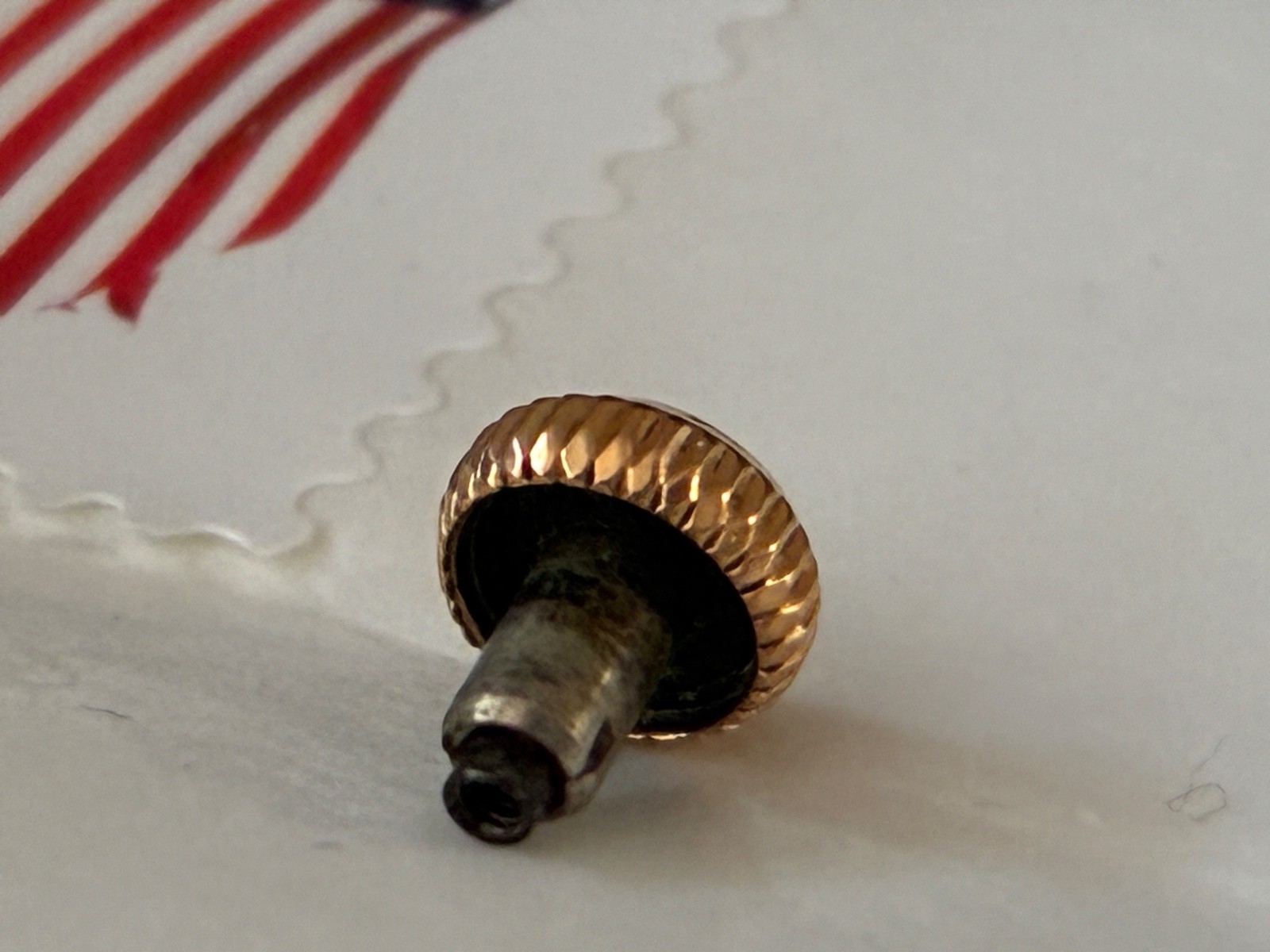 Rolex Bubbleback 5.5mm Rose Pink Gold Crown 1940s