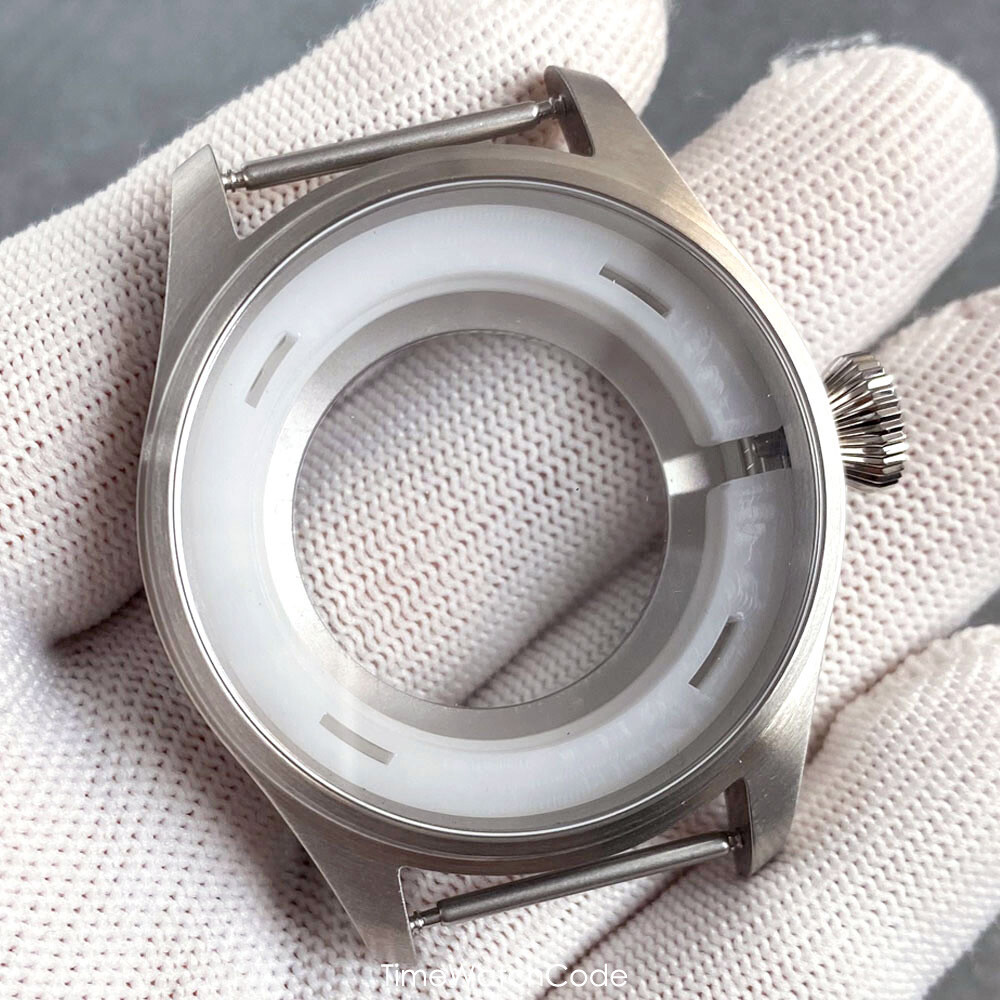 NH35 Pilot Watch Case 43mm for NH36 NH38 PT5000 ETA2824 Sapphire 200M Waterproof
