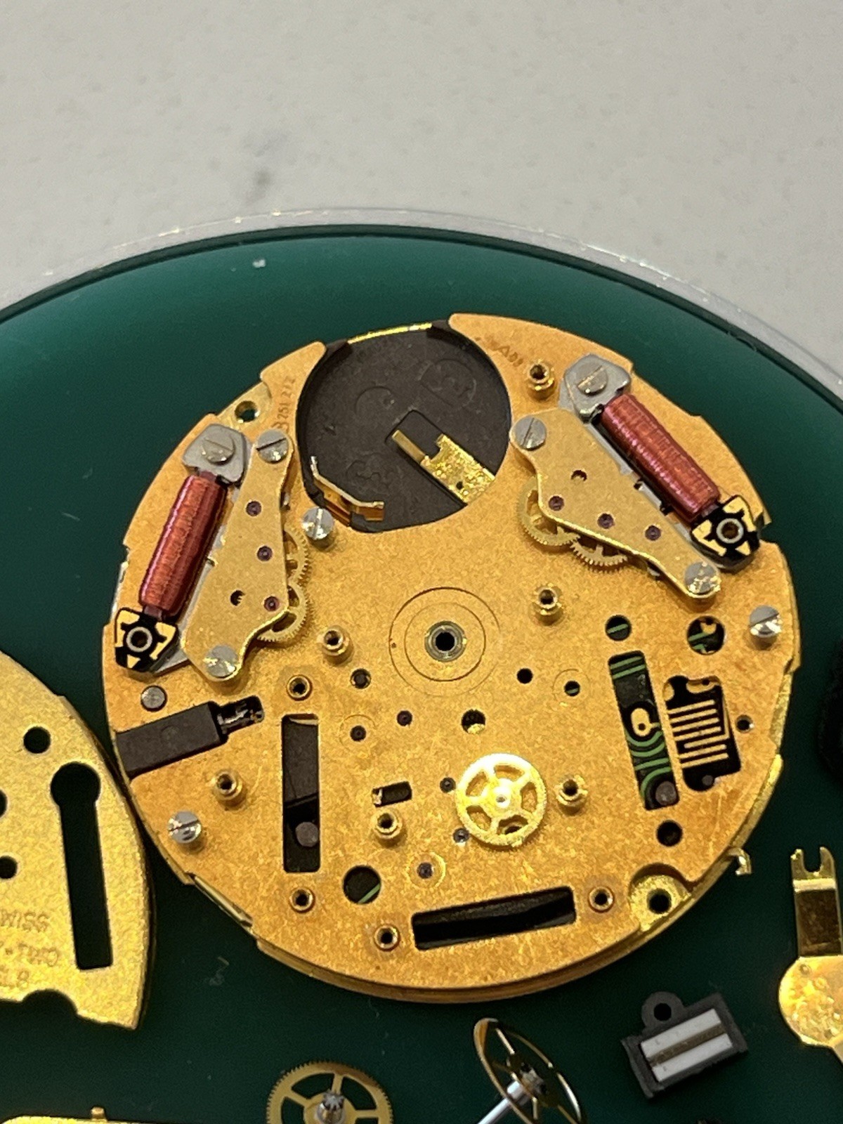 Partial ETA 251.272 Quartz Chronograph Movement Movado 22j