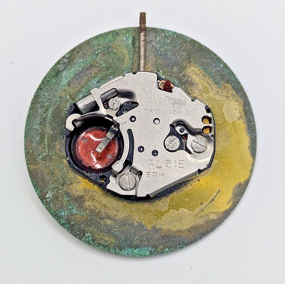 AL21E Quartz Watch Movement No Jewels Hong Kong Unbranded Dial SEE Photos 30.2mm