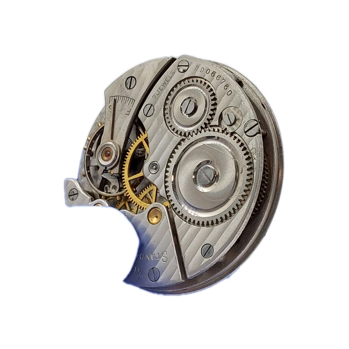 NY Standard 95 16s Movement Enamel Dial Hands Pocket Watch Parts Video 1877