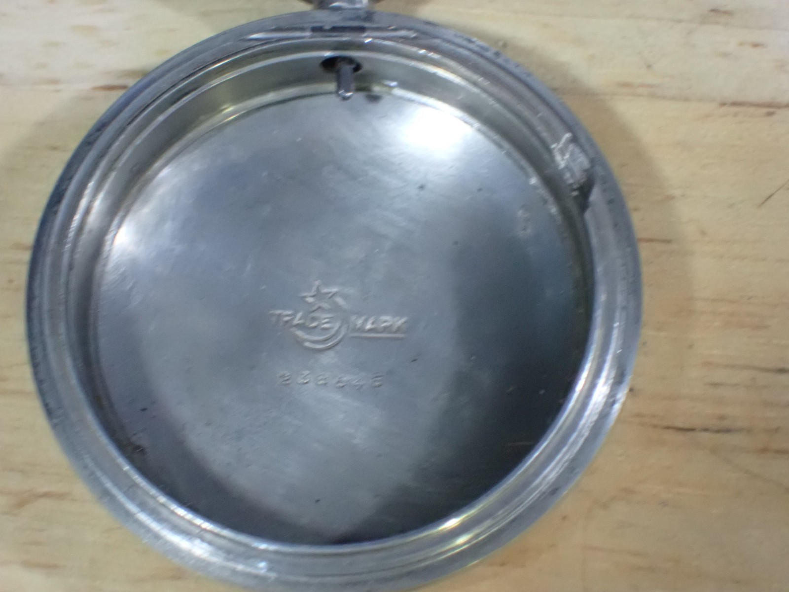 Crescent Watch Case Co. Swing Out Pocket Watch Case Silverine 18s SN 238646