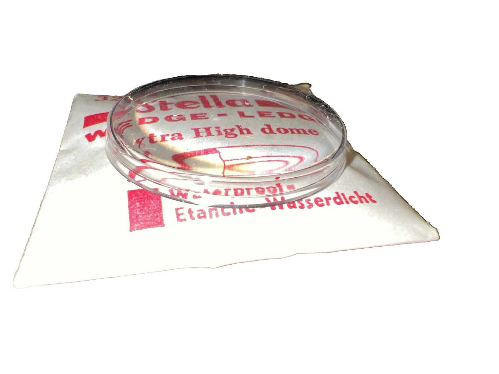 XHEC 32 3/4 335 EXTRA HIGH DOME ROUND PLASTIC WATCH CRYSTAL Stella Holland
