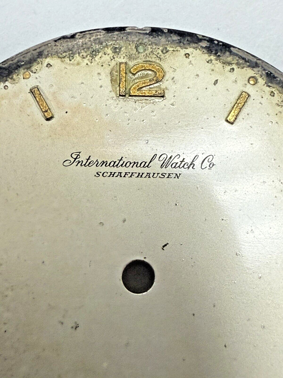 IWC international Watch Co. Vintage Watch Dial item# e11277