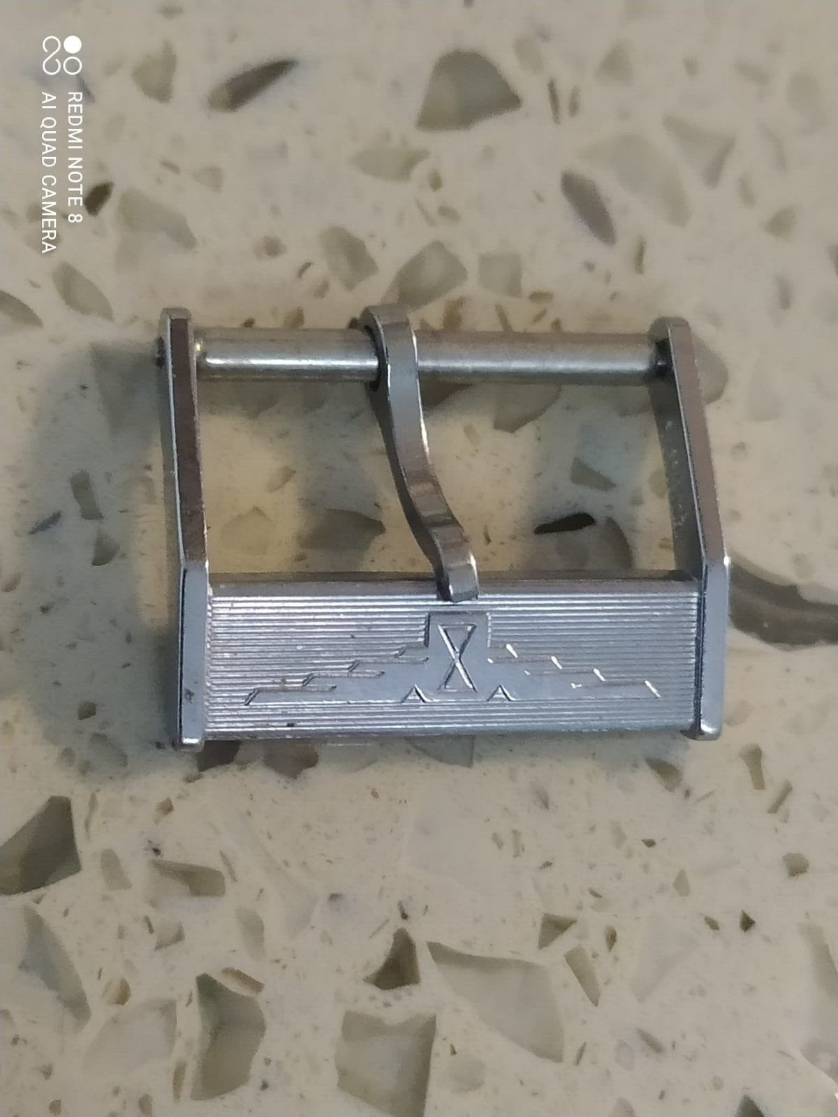Original Longines Buckle Fibbia 12mm from 1970 Steel NOS