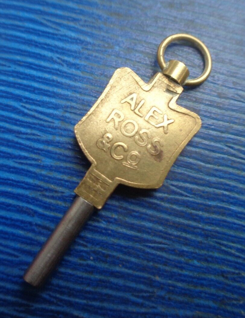 Advertising Pocket Watch Key – Alex Ross & Co. of Hong Kong