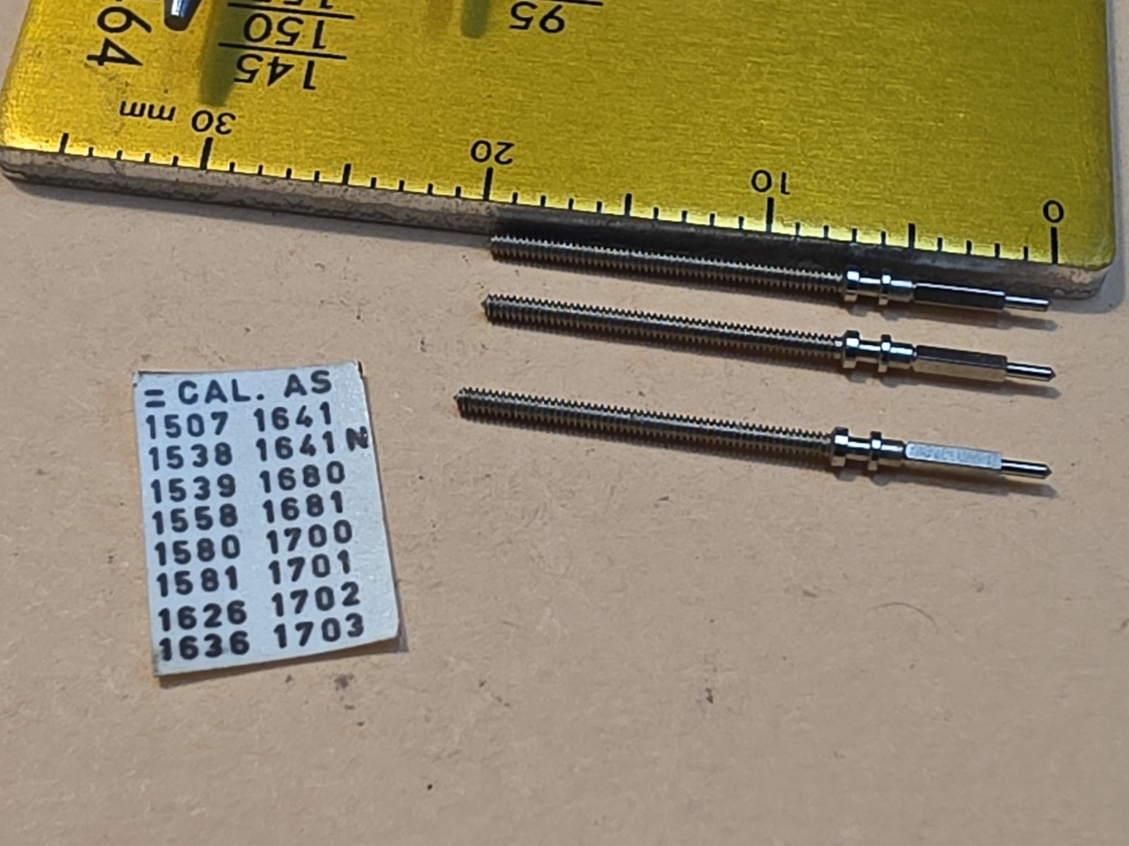 Lot Of 3 NOS AS A. Schild 1507-38-39-58-80-81 1626-36-41-41N-80-81 1700-03 Stems