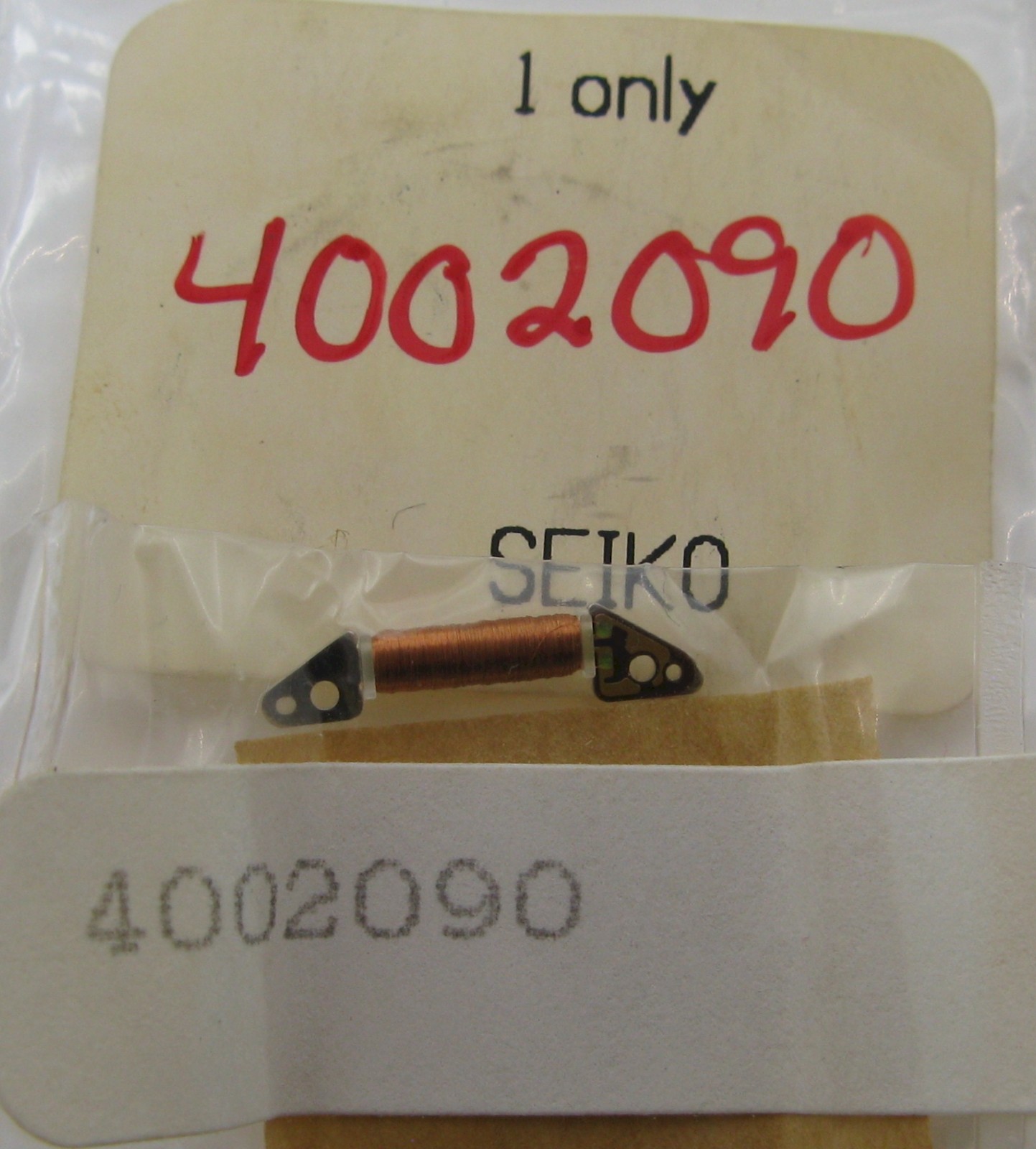 Seiko quartz Watch coil 4002 090 … for one part in in its blister