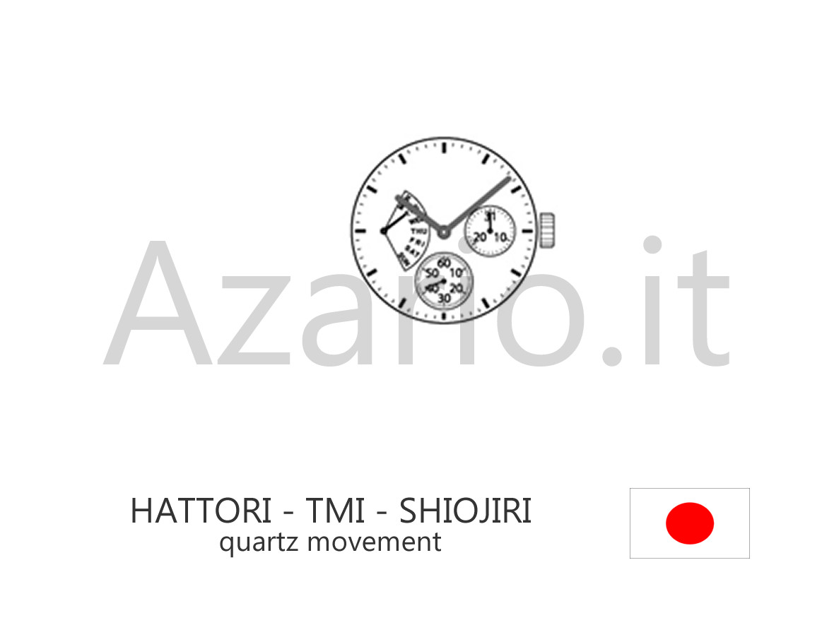 Hattori VD85 Shiojiri TMI Seiko movement quartz watch Japan quartz movement