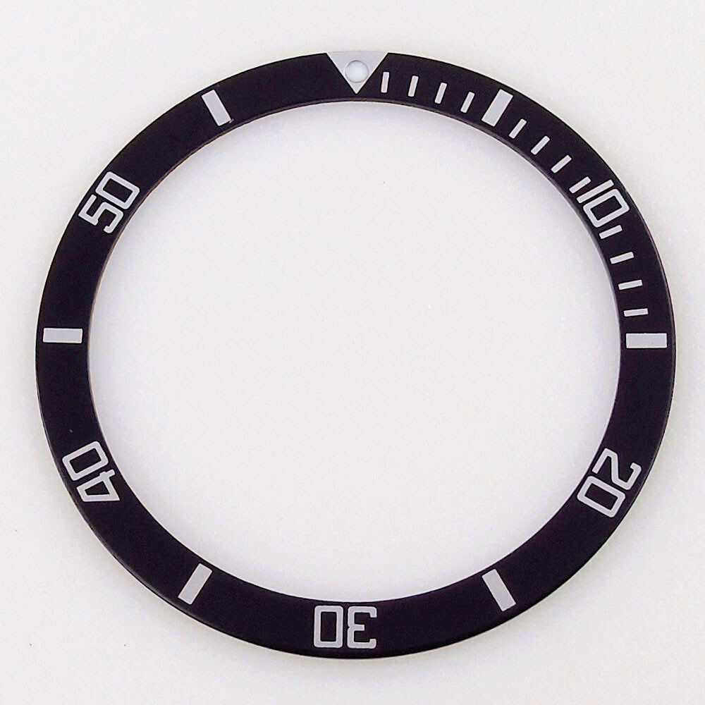 Aluminum Flat Watch Bezel Insert 39mm*32mm For 45mm Watch Case Bezel Ring Parts