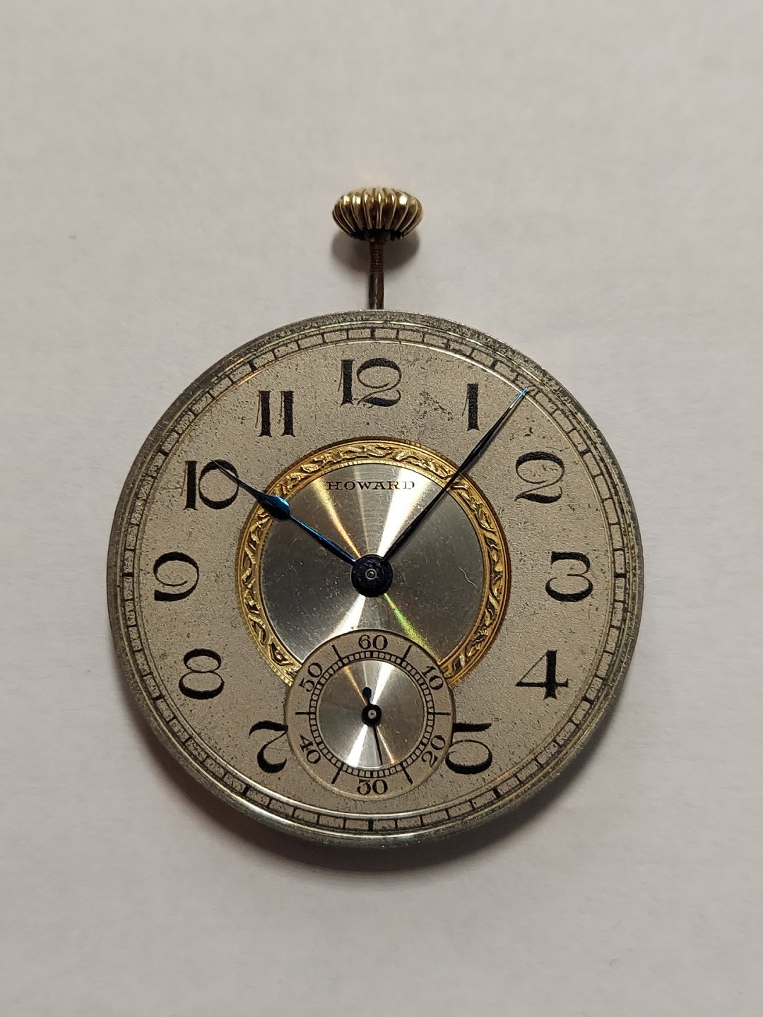 Howard Pocket Watch Movement Usa Manual Mens