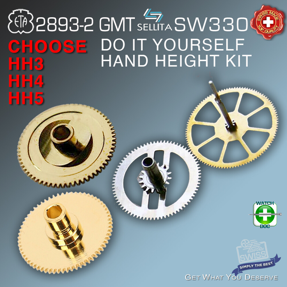 HAND HEIGHT KIT FOR MOVEMENT ETA 2893-2, GMT H3, H4, HH5, SELF CHANGE