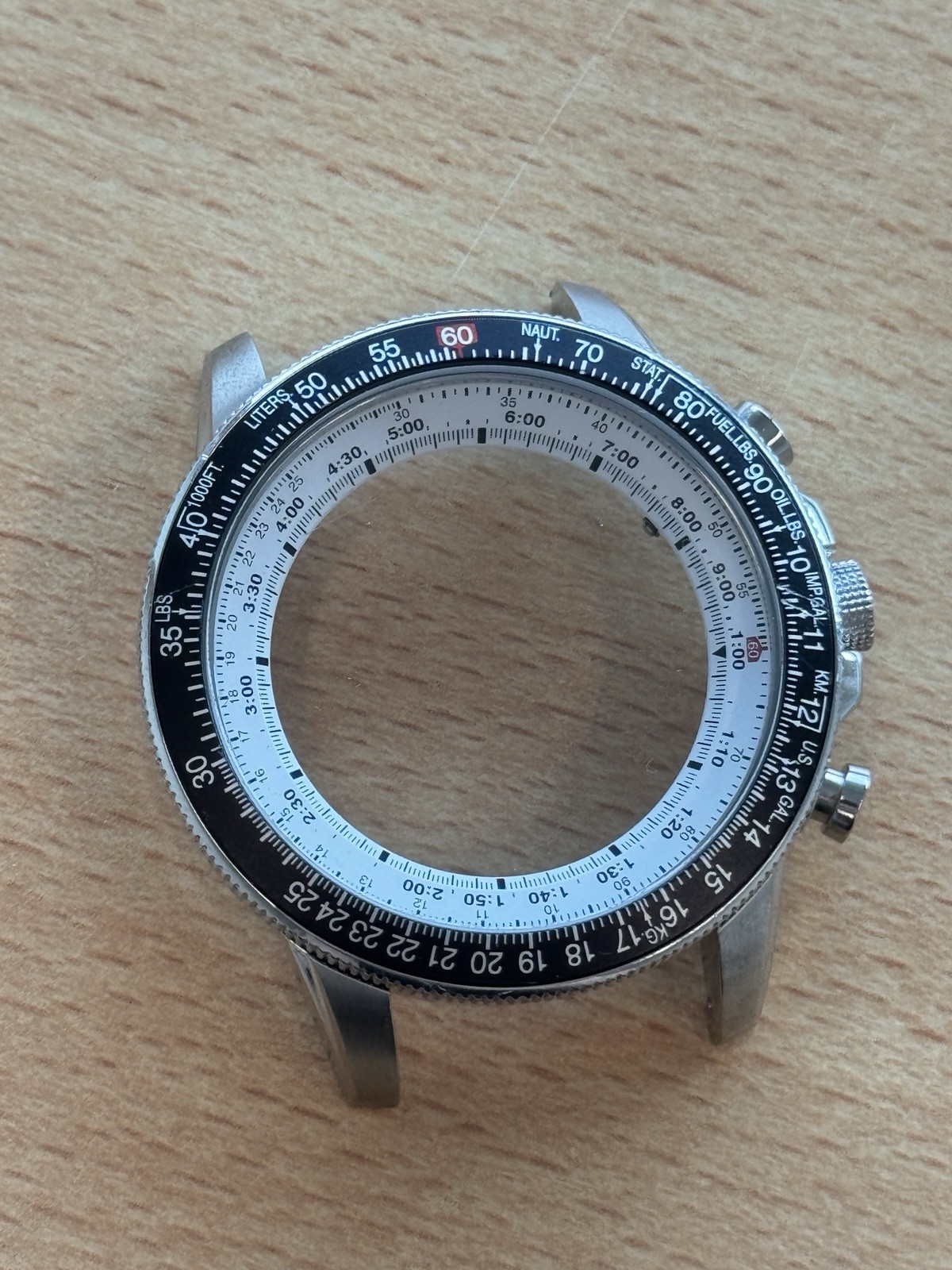 Seiko SSC013 Flightmaster Watch Case – Chronograph – New Old Stock