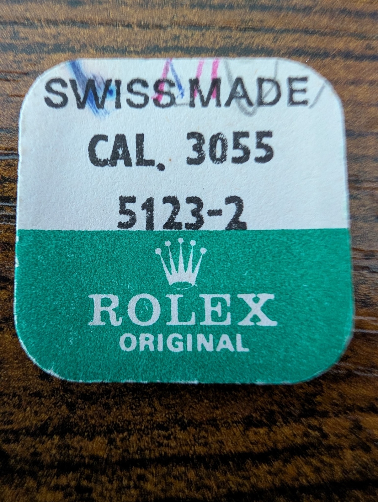 ROLEX-HOUR WHEEL SEATING 0.03mm-FACTORY SEALED-CAL 3055 PART 5123-2
