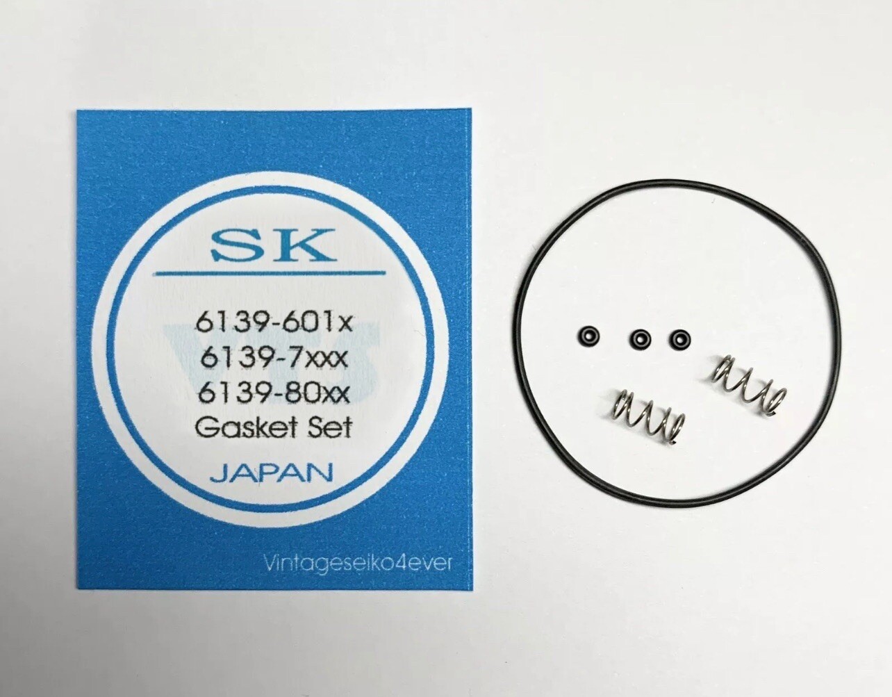 NEW GASKET SET+ORIGIN SPRINGS SEIKO 6139-6010 6139-7002 6139-7100 ETC. SEE LIST