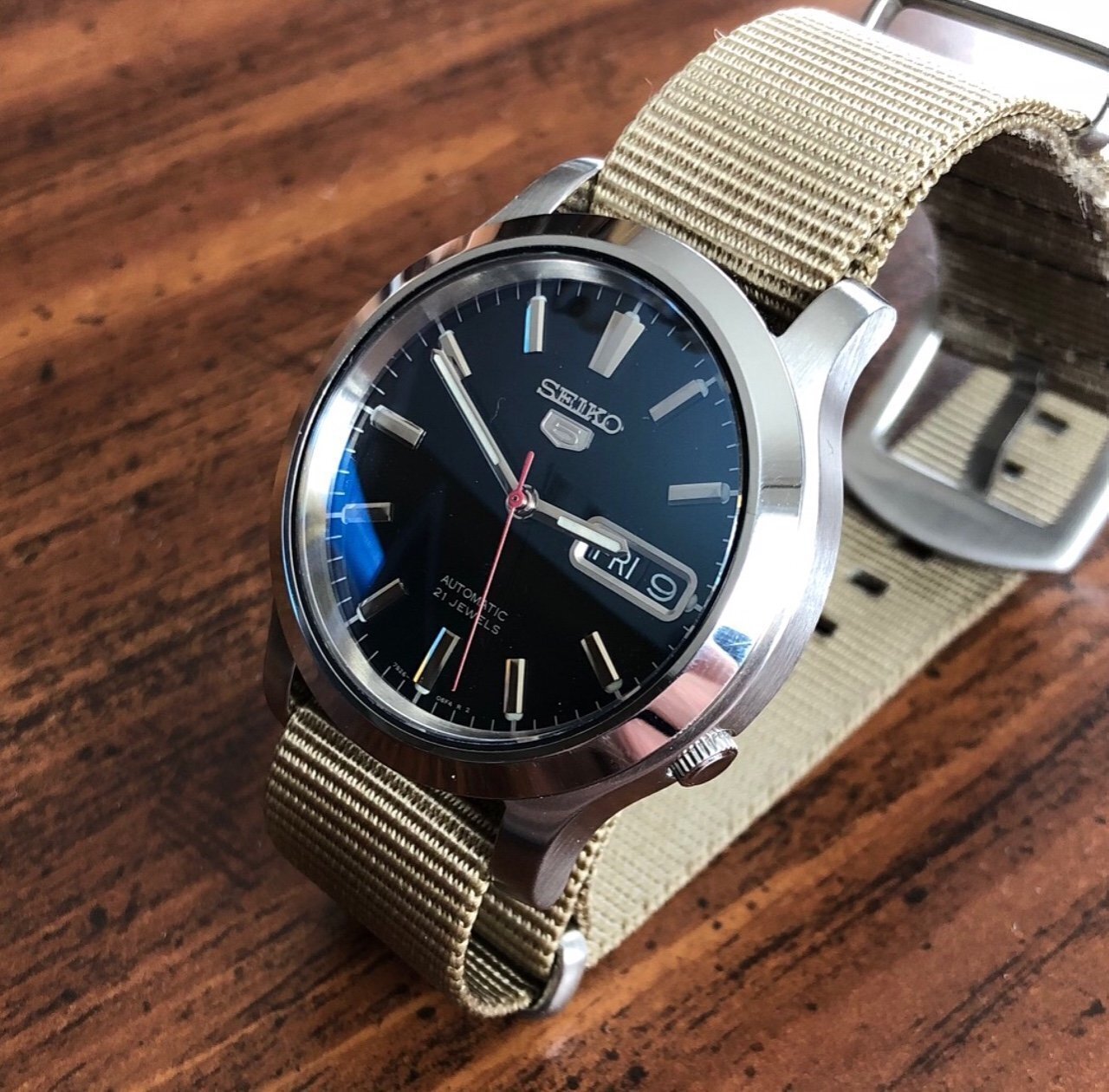 Watch Crystal Only for Seiko 5 SNK Double Dome Sapphire Crystal – 30mm – CT063