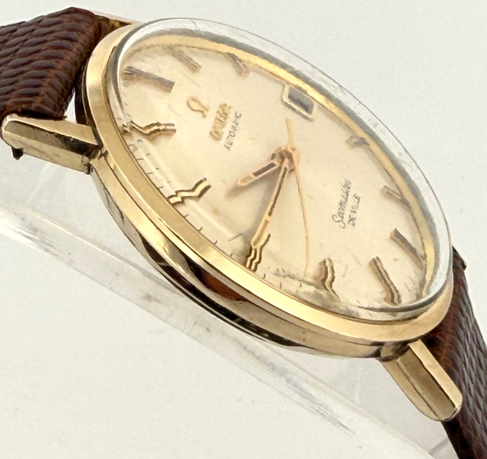 VINTAGE OMEGA SEAMASTER DE VILLE 14K GOLD FILLED