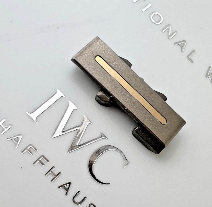 IWC/PORSCHE DESIGN Watch Link TITANIUM TWO TONE KHAKI 17 mm Swiss Made NEW