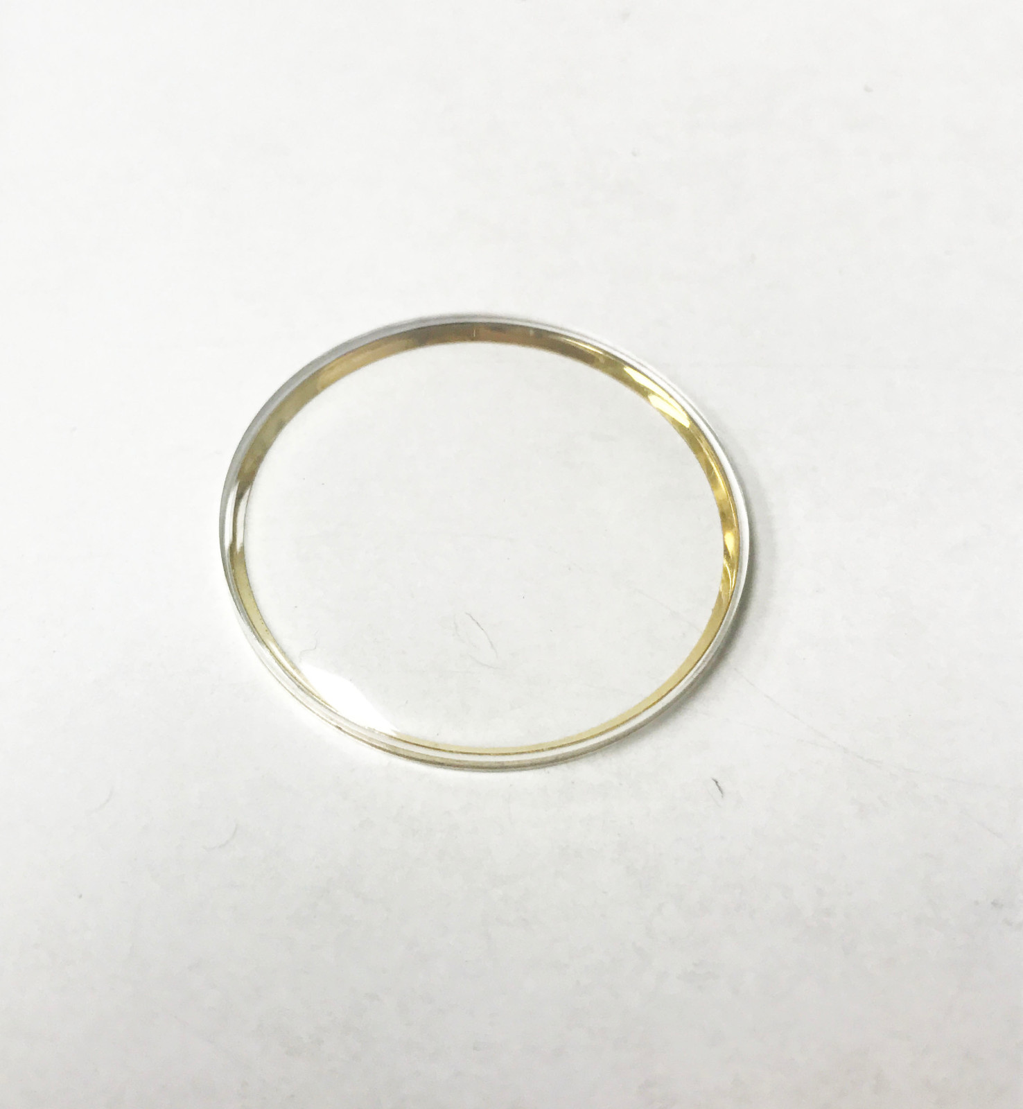 MIDO GENUINE 29,90mm YELLOW WATERPROOF TENSION RING CRYSTAL PERMAFIT SWISS MADE