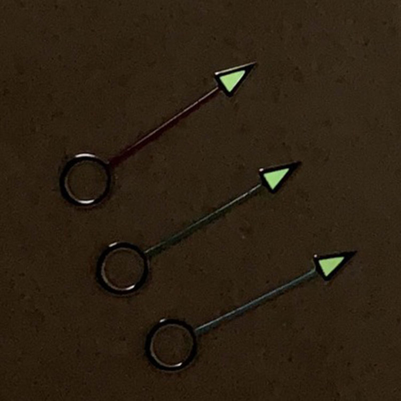 For Japanese NH34 Movement Watch Hand GMT Orange Hands Green Luminous Repair Kit