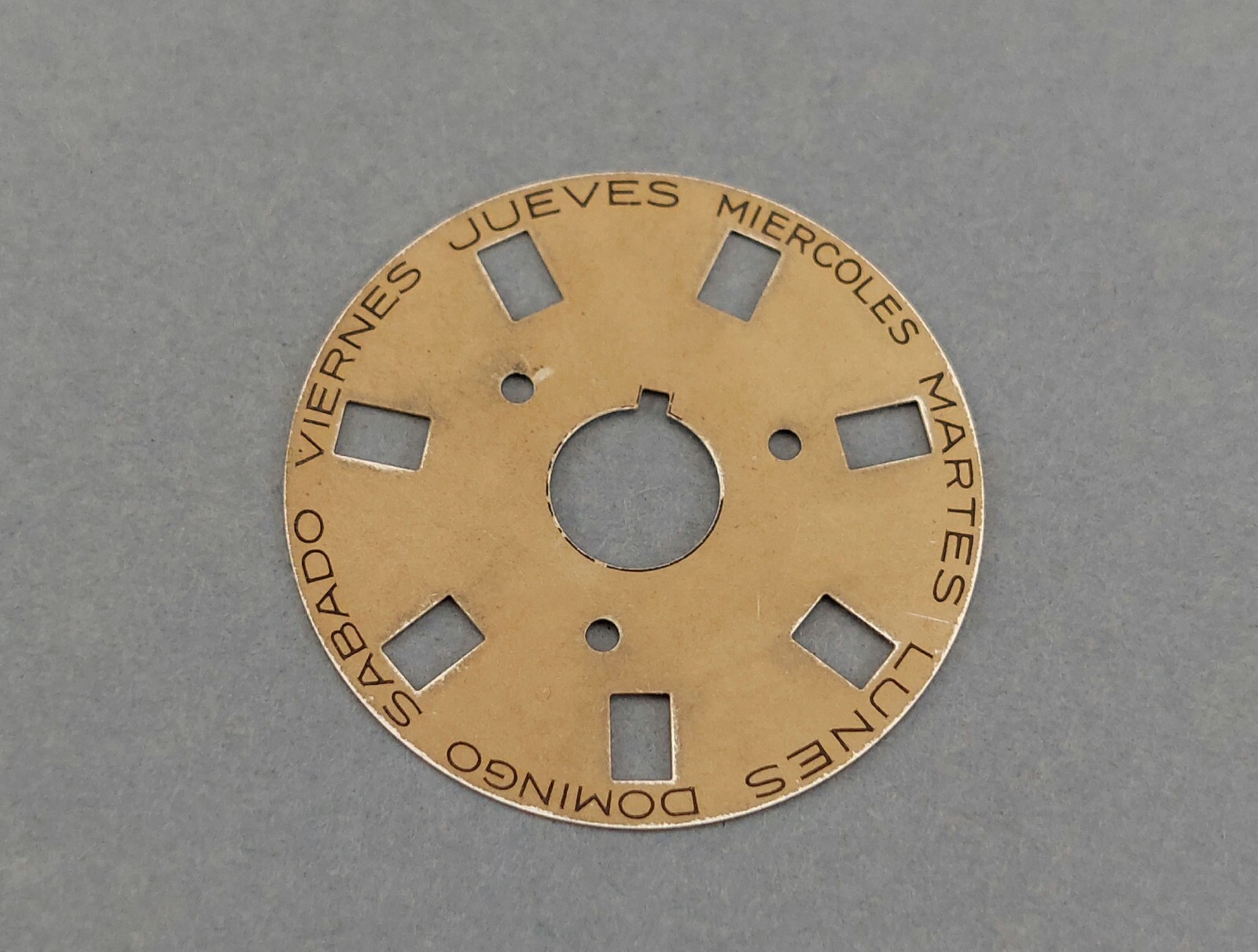 ROLEX 3055 Calendar Day DISC for Day-Date Models Ref. 18038. Spanish