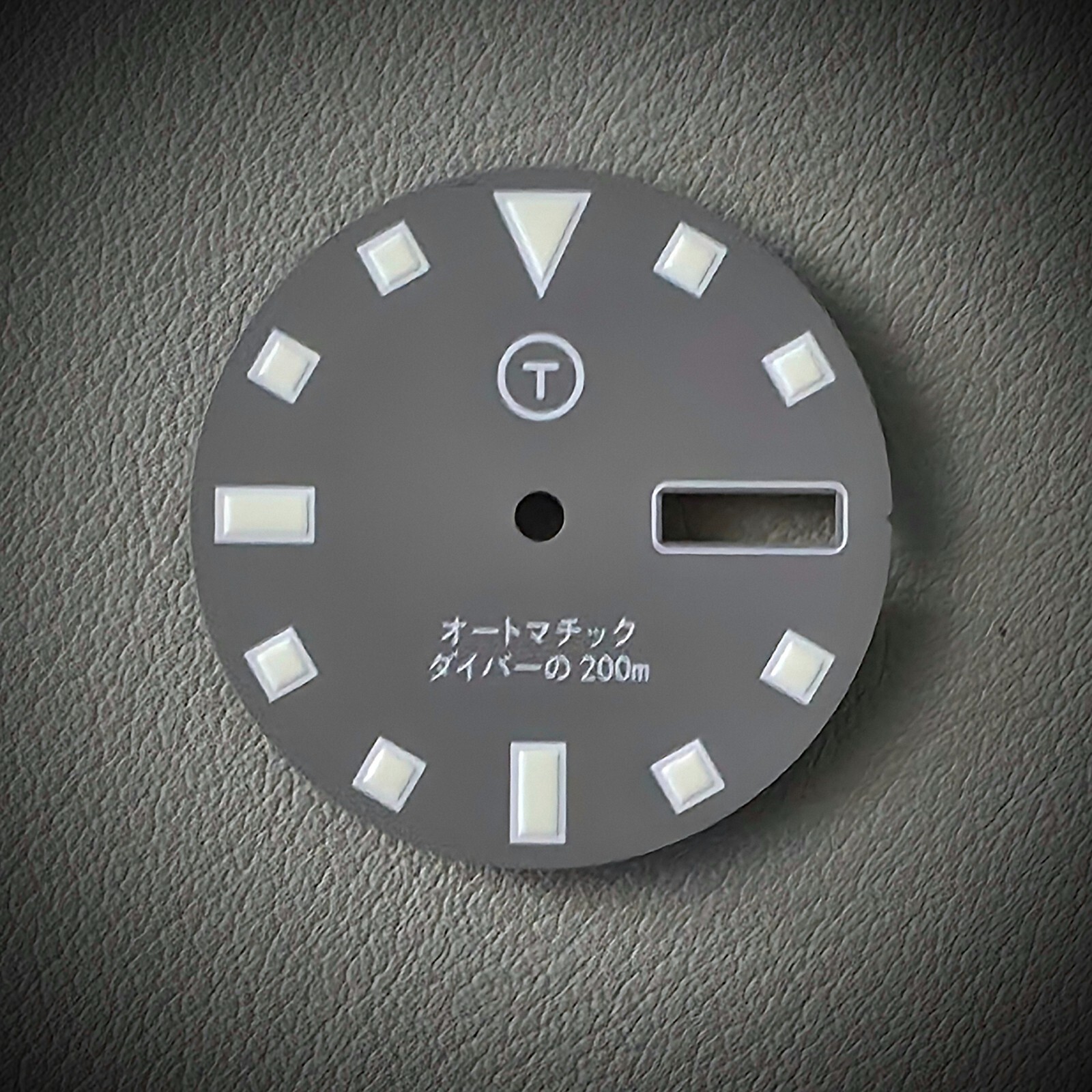 TLDC0611DD Grey C3 / Seiko Mod PLGS Day Date Dial NH36 4R36 SKX SRPD 28.5 28.5mm