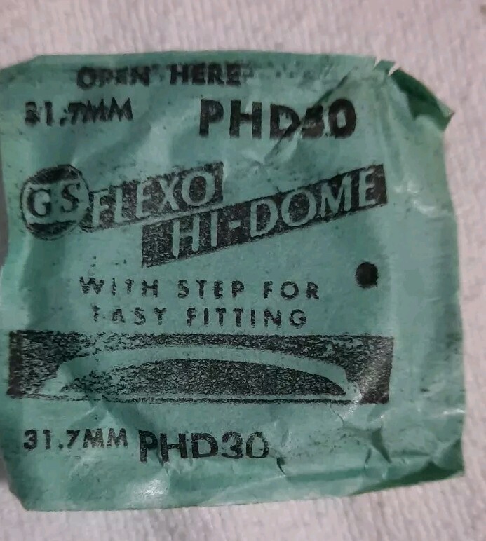 Vtg GS FLEXO HI DOME WATCH CRYSTAL REPLACEMENT PART PHD 30 WATCHMAKER 31.7 MM