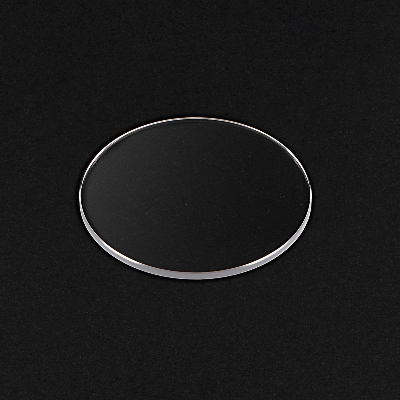 Watch Crystal Glass Lens 36mm Dia 1.5mm Thick Flat Round Sapphire Replacement