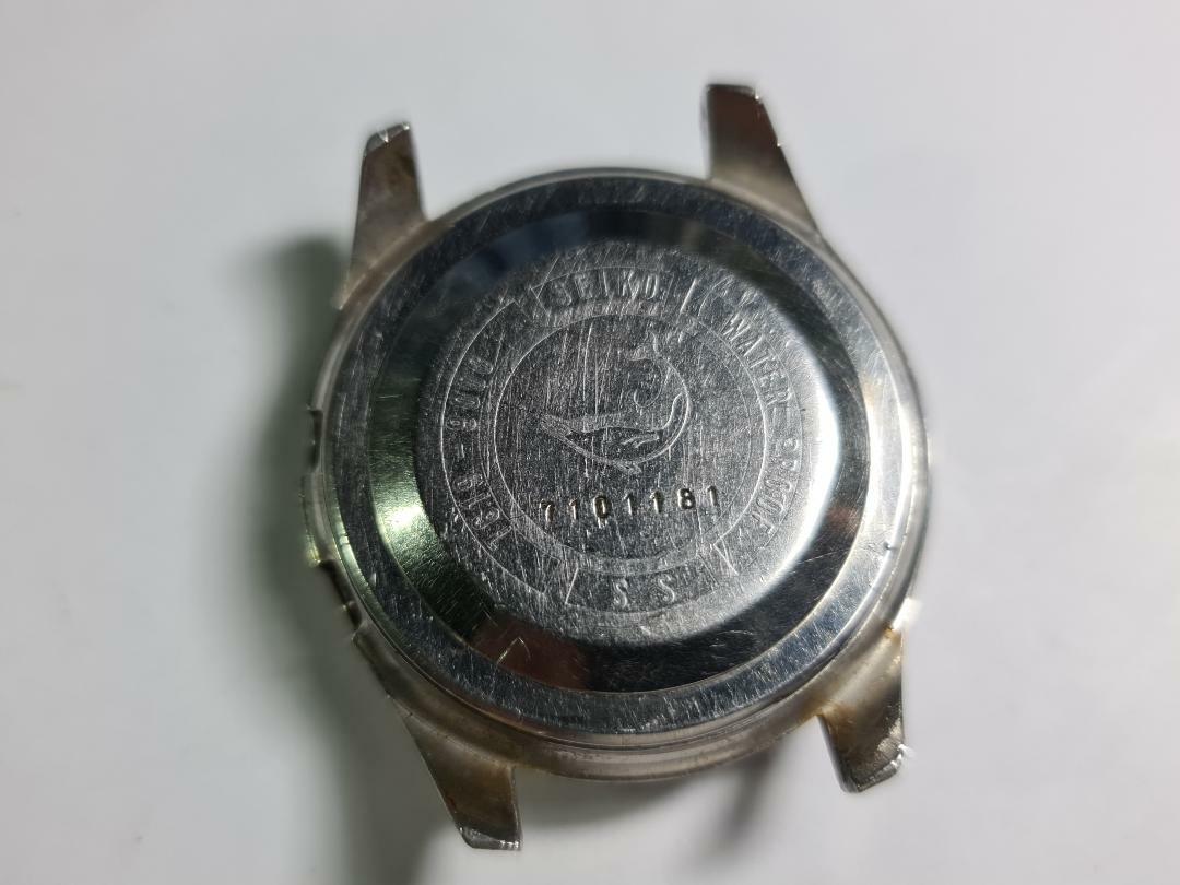 USED WATCH HEAD SEIKO SPORTSMATIC DELUXE DIASHOCK 25 JEWELS 7619-9000 JAN 1967