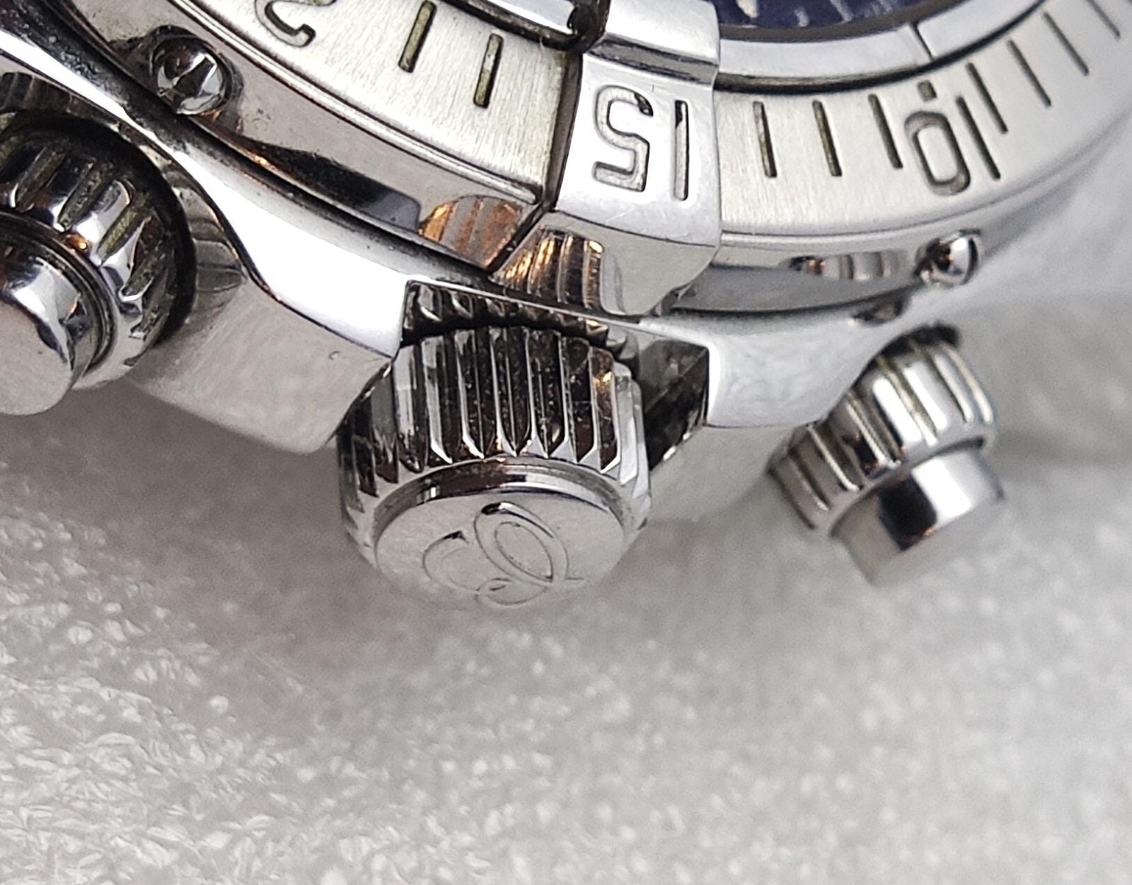 Best-fit 7.5 mm screw crown for Breitling SuperOcean Chronograph A13340 etc