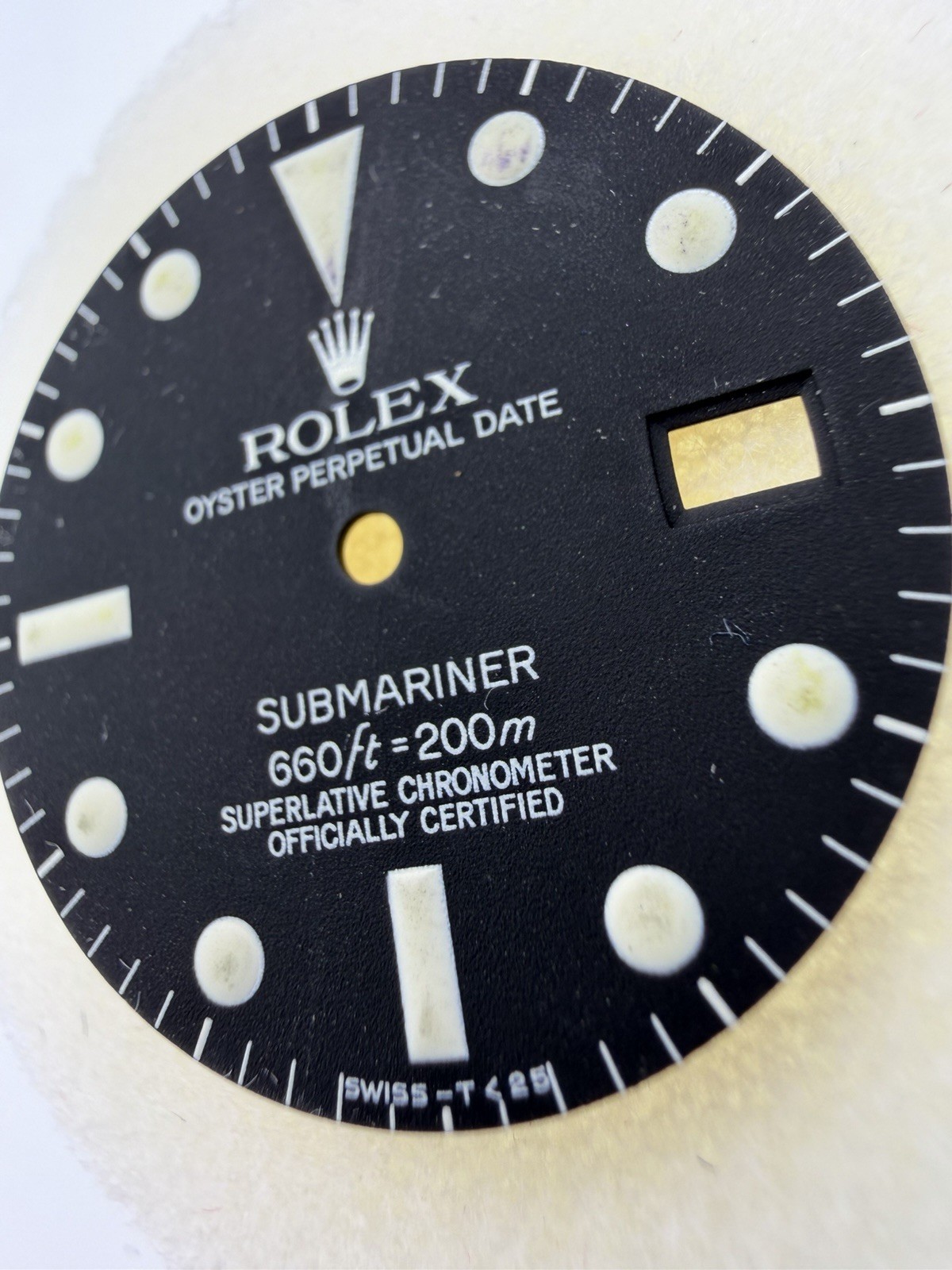 Rolex Matte Tritium Submariner 1680 Service Dial Cal 1570