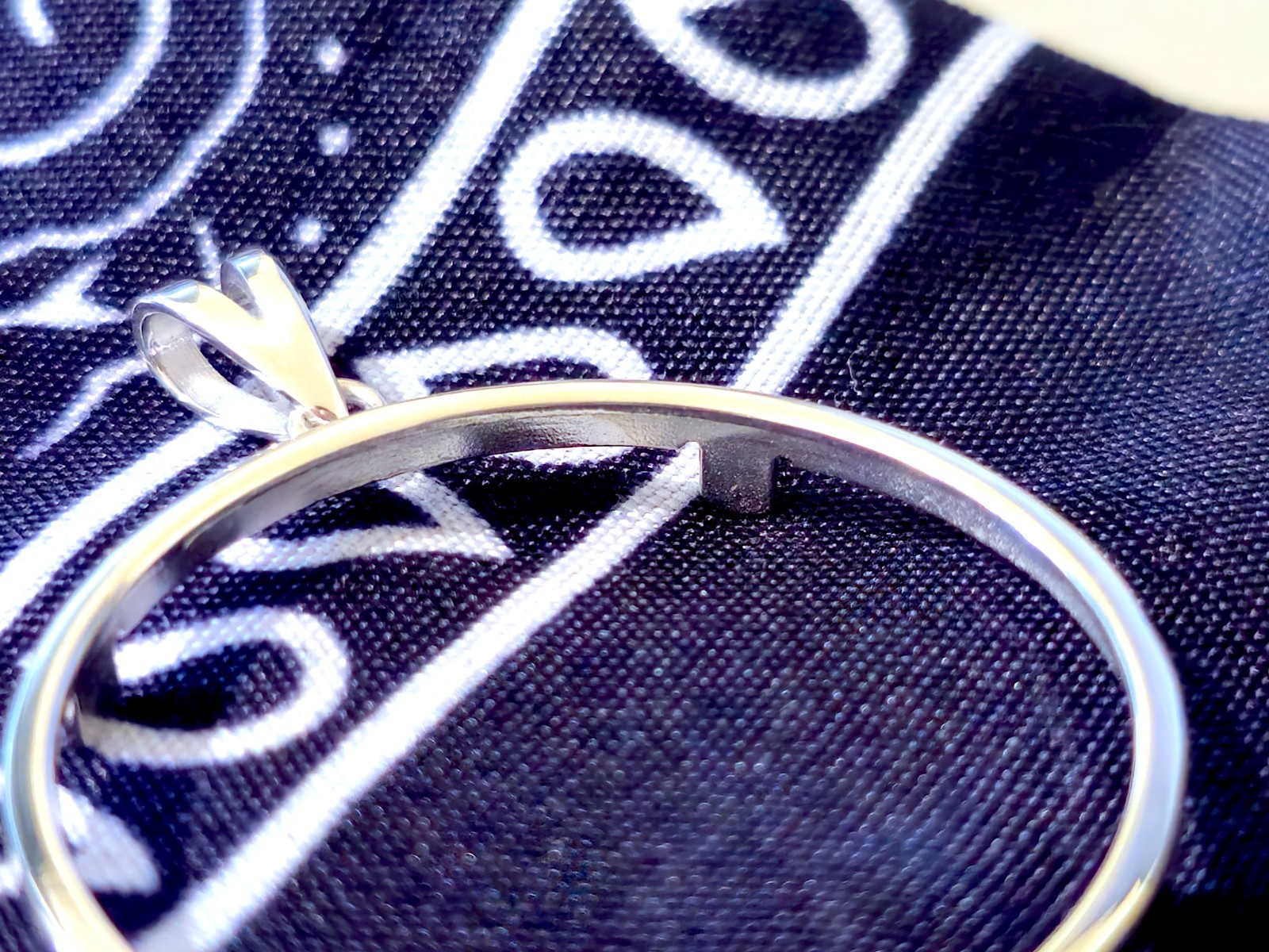 925 Sterling Silver Prong Back Simple Bezel for 34mm Mexican 1 Peso Coins