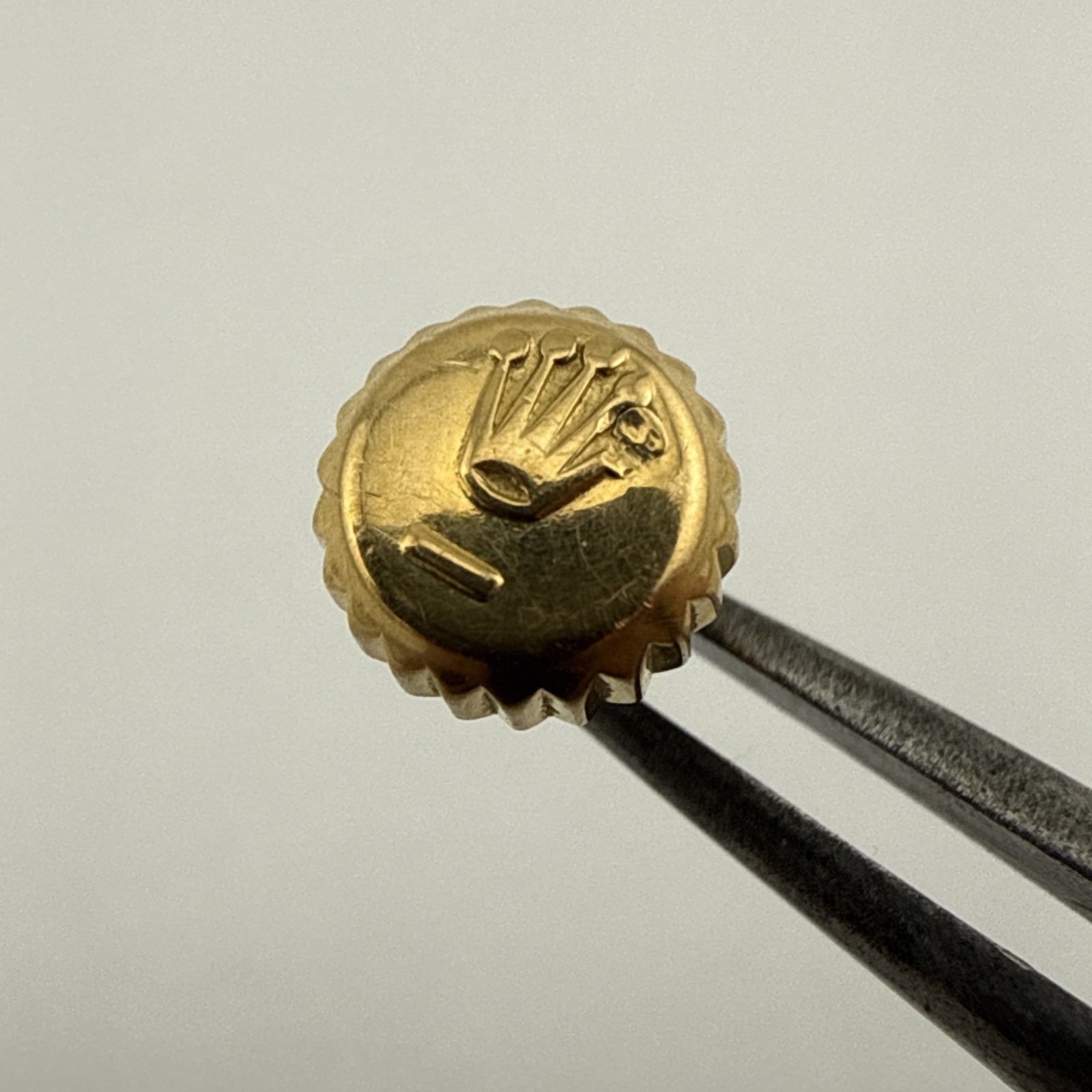 Genuine Rolex B24-603-8 18k Yellow Gold 6mm Watch Winding Crown for Datejust