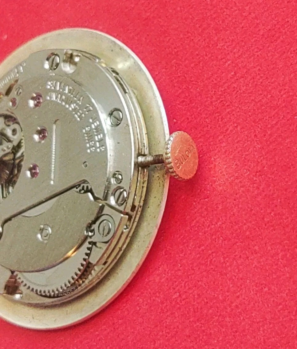 Vintage Felsa 4010N 17J Movement, Round Germinal Dial & Hands. Sets, Runs 48Hrs