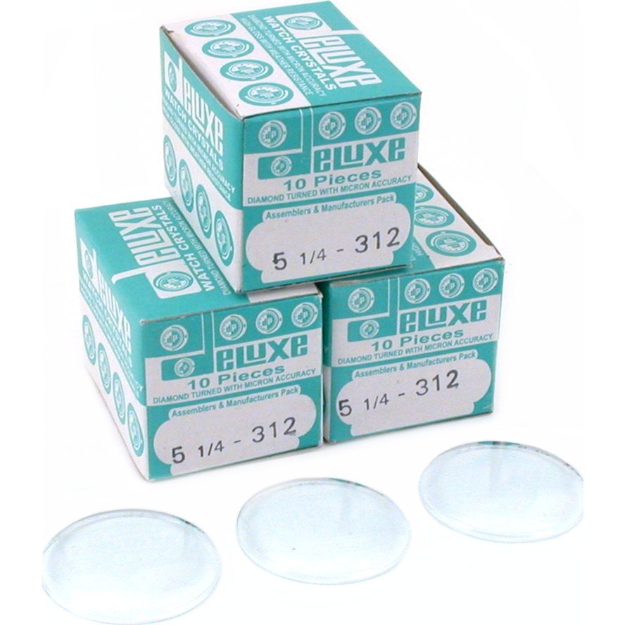 30 Plastic Watch Crystals Watchmakers Dome Parts 31.2mm