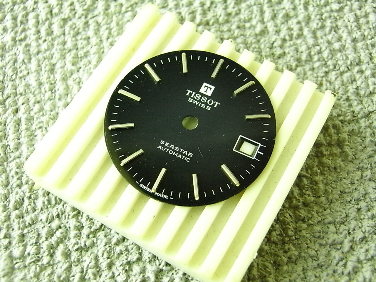 OLD UNUSED TISSOT SEASTAR DARK BLUE AUTOMATIC WATCH DIAL 28.5MM