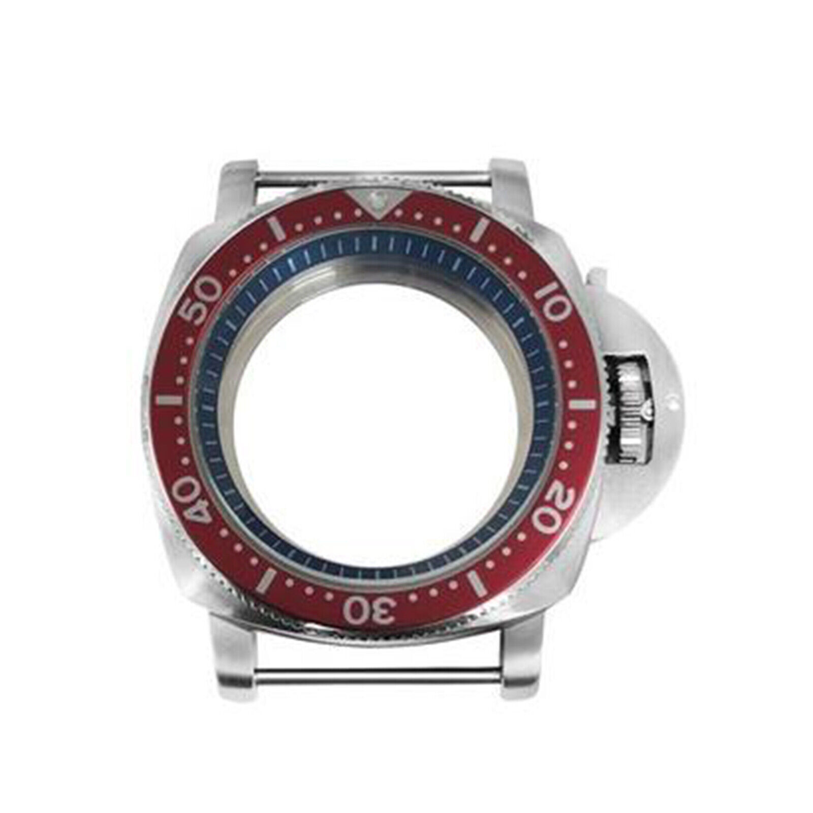 316L Stainless Steel Watch Case Bezel Dark Blue Inner Ring Modified Kit for NH35