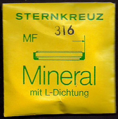 Sternkreuz MF – Germany – Vintage Watch Mineral Glass Crystals – Various Sizes