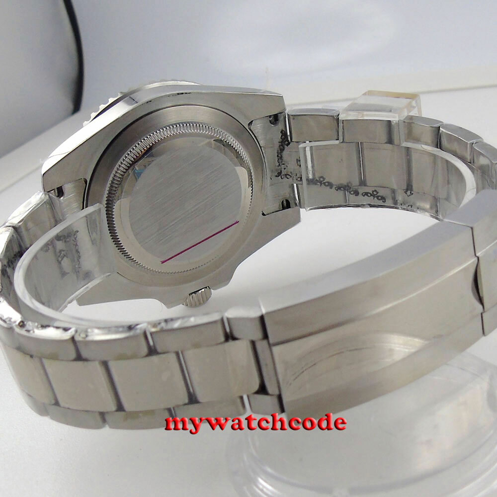 20atm 40mm Sapphire Glass steel Watch Case fit NH34 NH35 NH36 Movement 200m