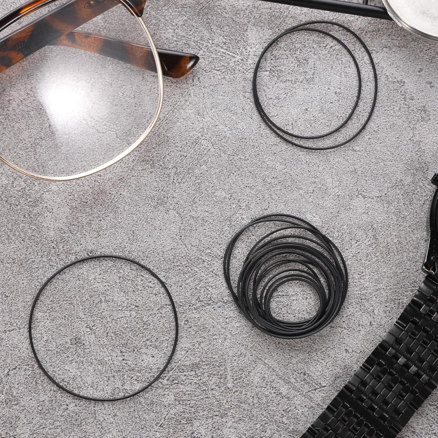 Durable 28 Pcs O Ring Gasket Set for Watch Repair – Waterproof and Easy Install