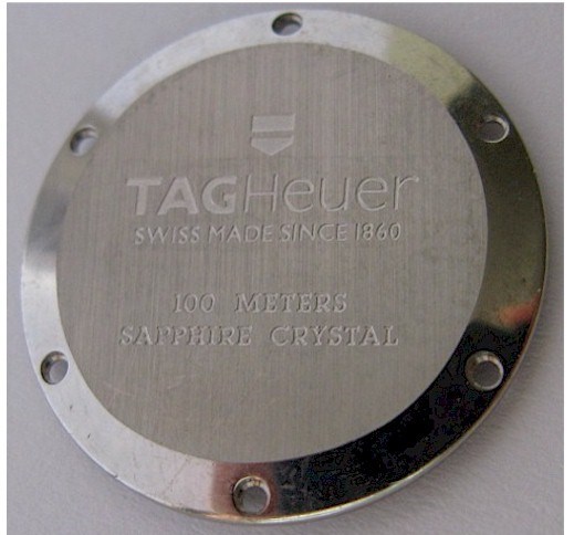 TAG HEUER Lady back case in stainless steel diameter: 26.2 mm