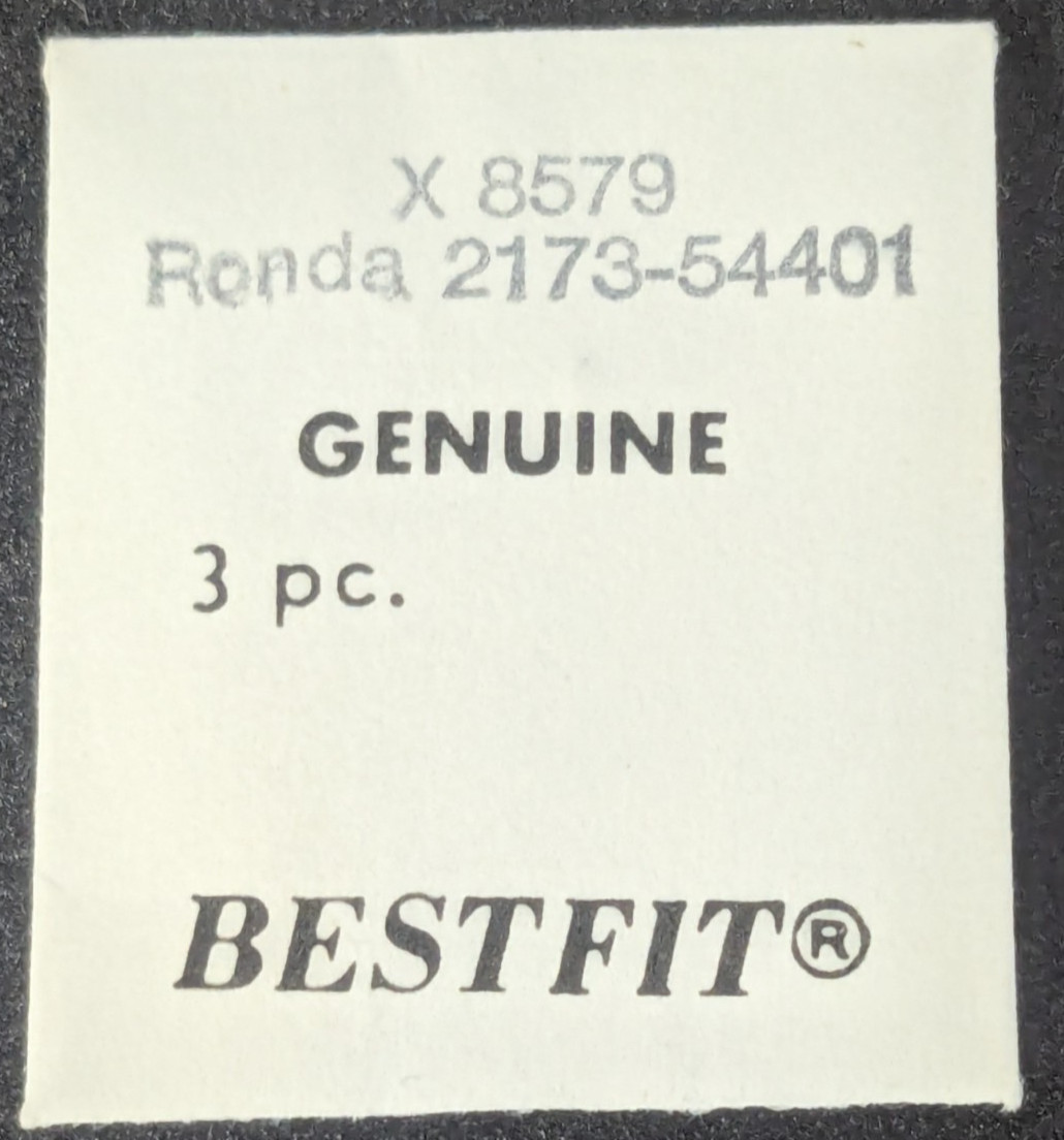 Pack of 3 NOS Ronda Quartz Watch Cal 2173 Battery Bridle Screw Part 54401 X8579