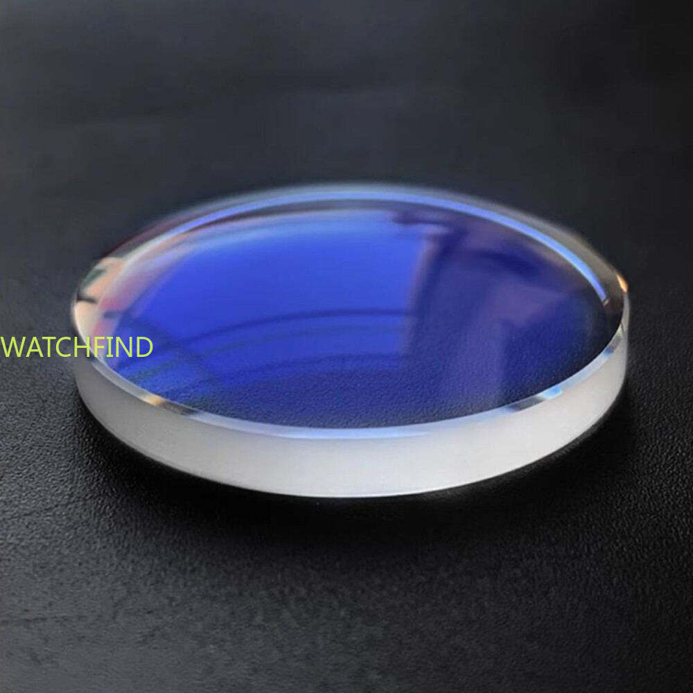 AR Blue Sapphire Double Dome Watch Glass Small Chamfer Crystal fit SKX013 SKX015