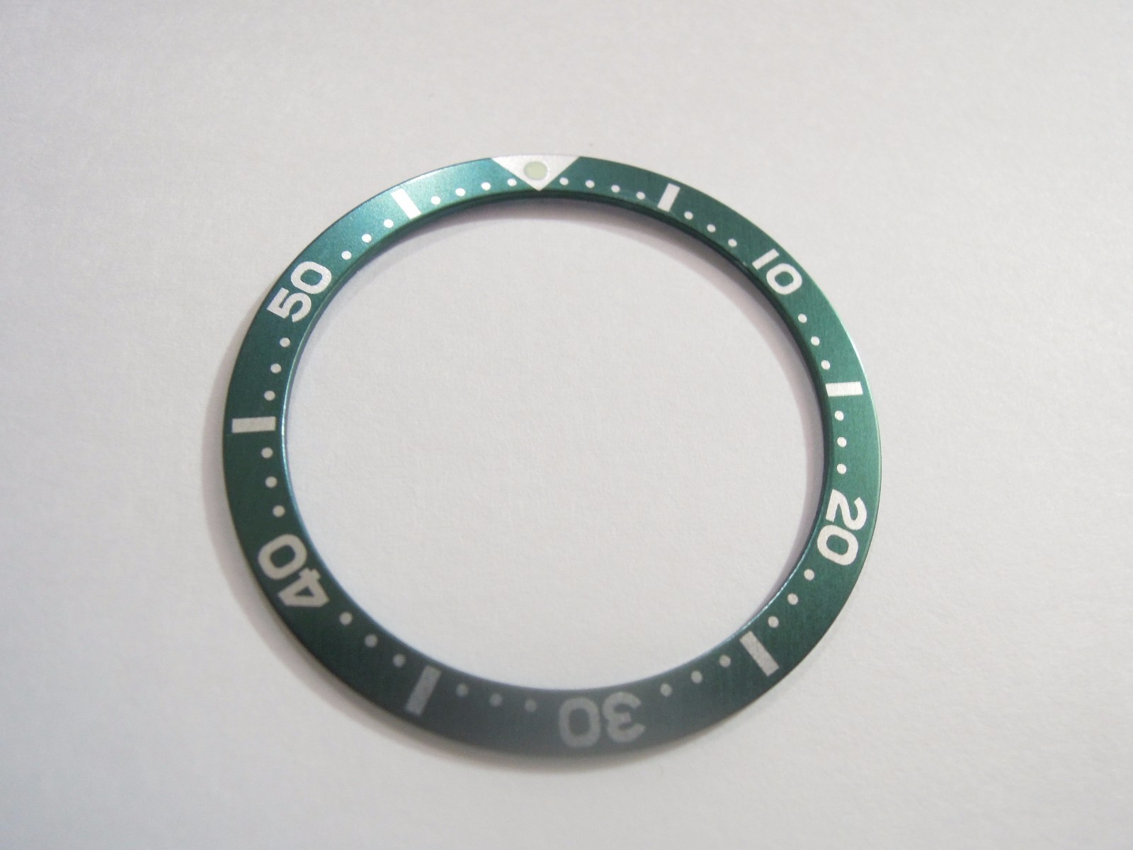 NEW GREEN FLAT BEZEL INSERT 38MM LARGE DIVERS SKX007/7002-7001/6309-7040 WATCH