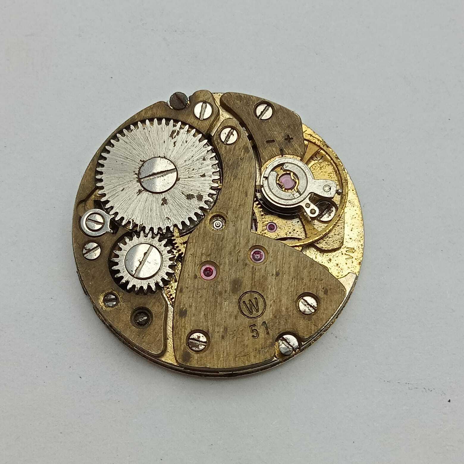 West End Watch Manual Winding Cal.51 Vintage Watch Movement